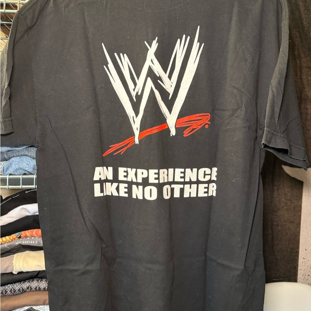 WWE 2007 Black Tee with Colorful Wrestler Graphics - Picture 5 of 5